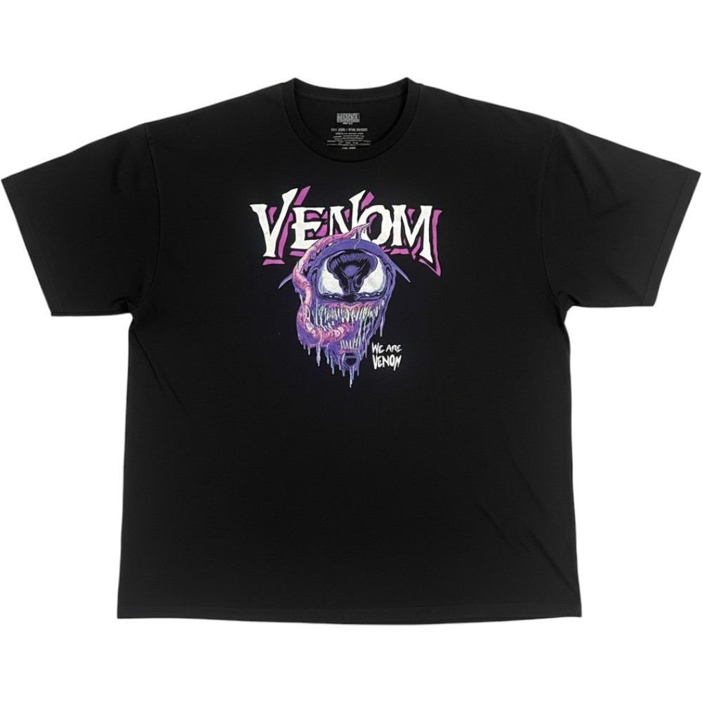 Marvel Venom We Are Venom Black Graphic T-Shirt Mens 2XL Short Sleeve Cotton